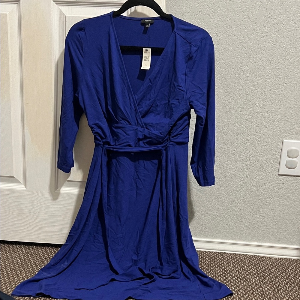 Talbots Blue A line dress